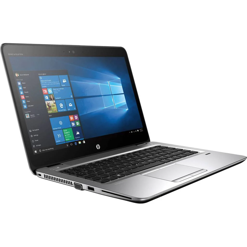 HP Elitebook 745 G3 14" Notebook, 8 GB RAM, 256 GB SSD, AMD Radeon R7, Silver