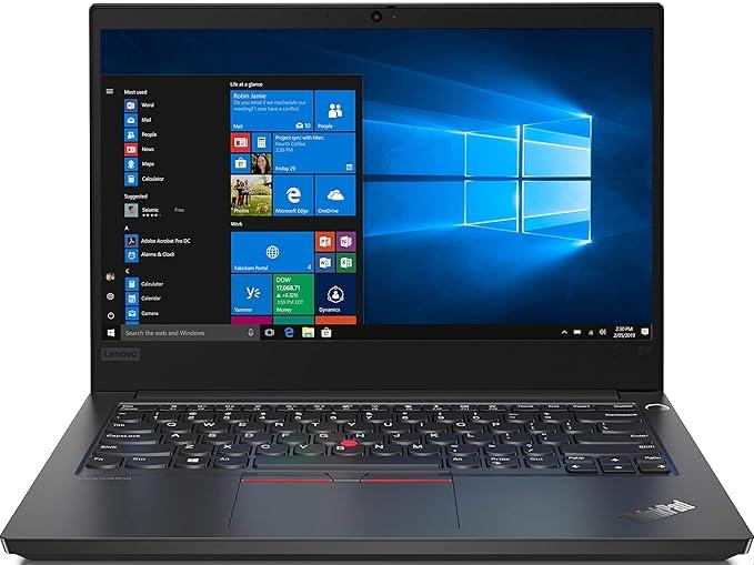 Lenovo ThinkPad E14 Intel Core i3 10th Gen 14-inch Full HD Thin and Light Laptop (4GB RAM/ 1TB HDD/Windows 10 Home/Black/ 1.77 kg) (Refurbished)
